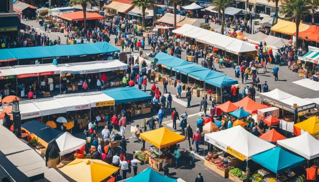 Bustling Marketplace